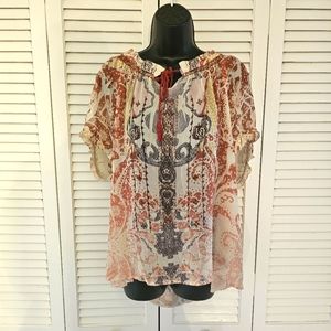 Peasant style top